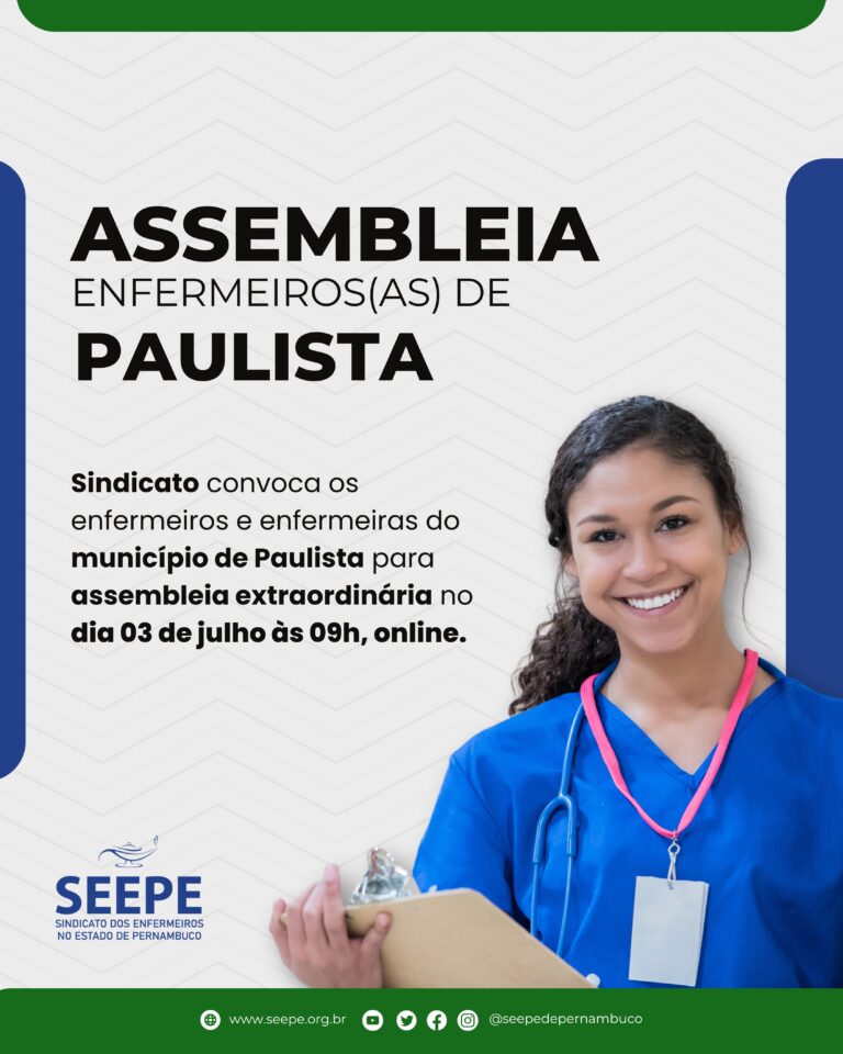 Assembleia dos enfermeiros de Paulista