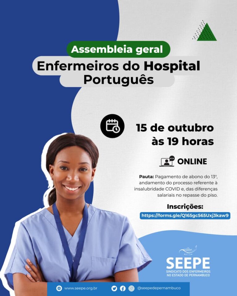 Assembleia Geral – Enfermeiros(as) do Hospital Português