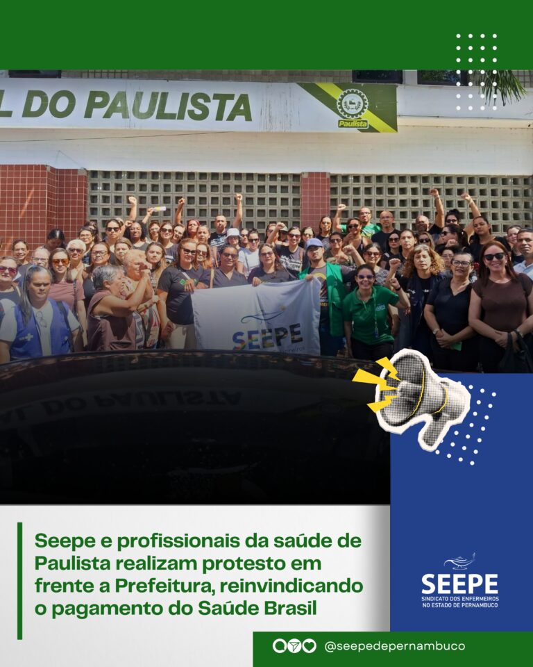Quem cuida da saúde da população merece respeito e valorização!